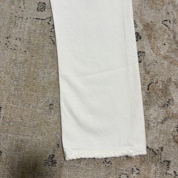 Agolde White Riley high rise straight Denim - Size 25 - Picture 4 of 5